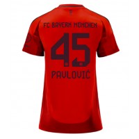 Bayern Munich Aleksandar Pavlovic #45 Fotballklær Hjemmedrakt Dame 2024-25 Kortermet